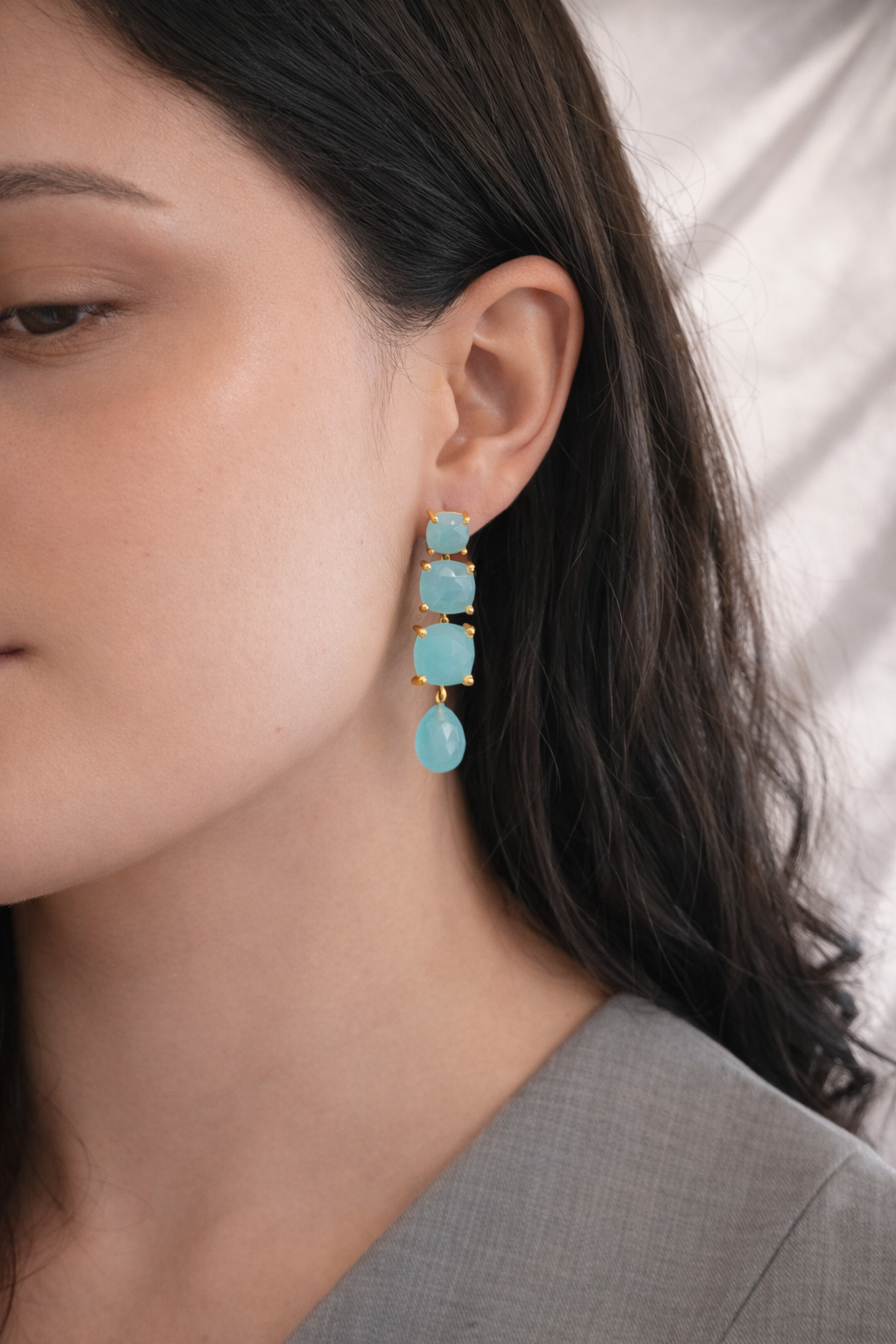 Aros Zinfonica Azul Turquesa