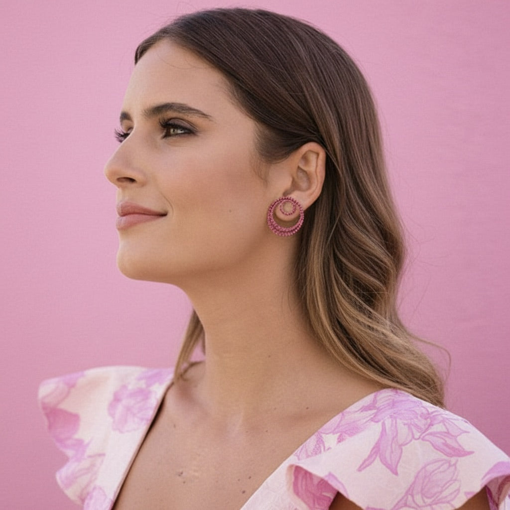 Aros Zukor Fucsia