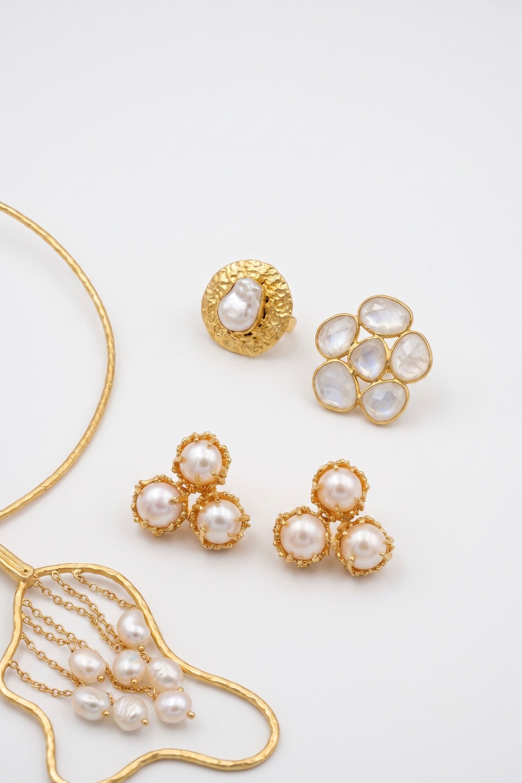 Anillo Blume Piedra Lunar