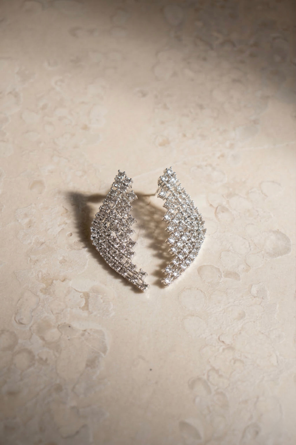Aros Aleteo Plata Shine