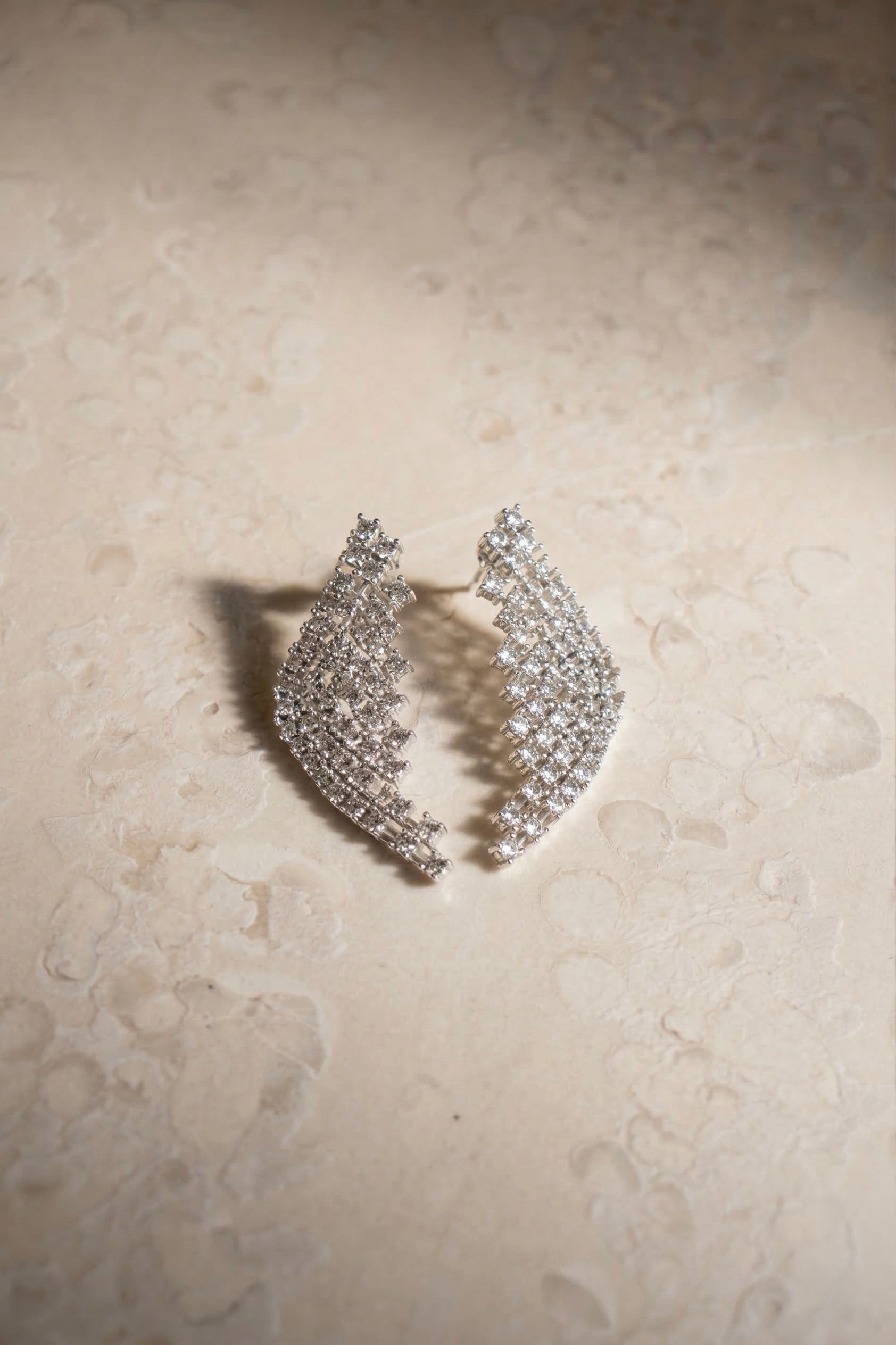 Aros Aleteo Plata Shine