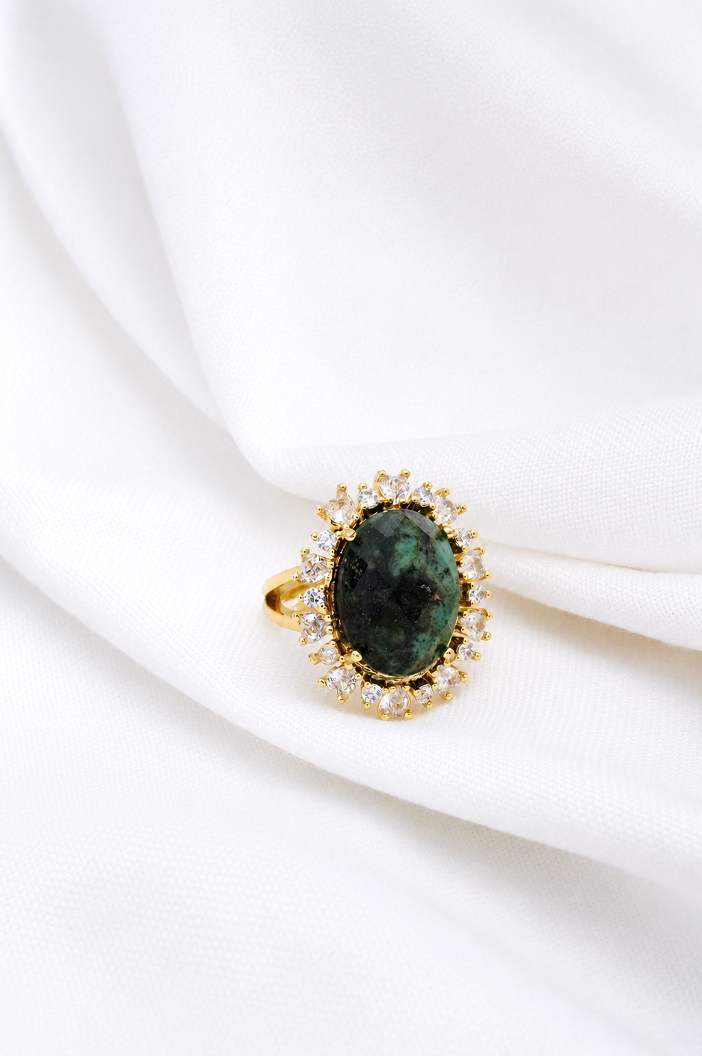 Anillo Elena Turquesa Africana