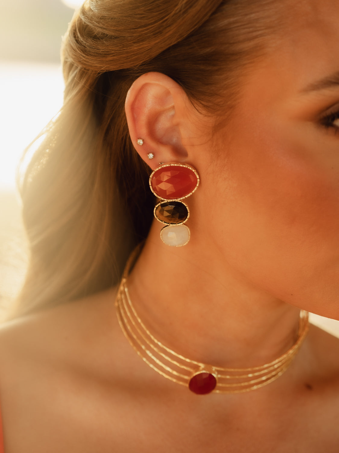 Aros Luna Duo Multicolor