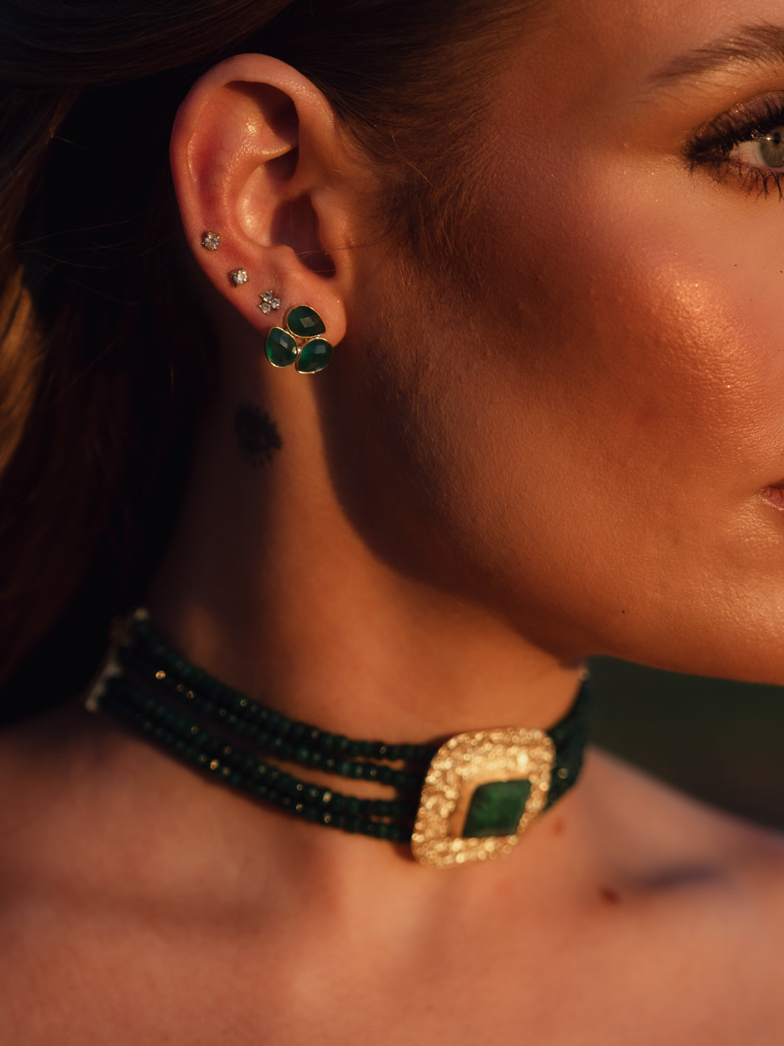 Choker Trier Esmeralda