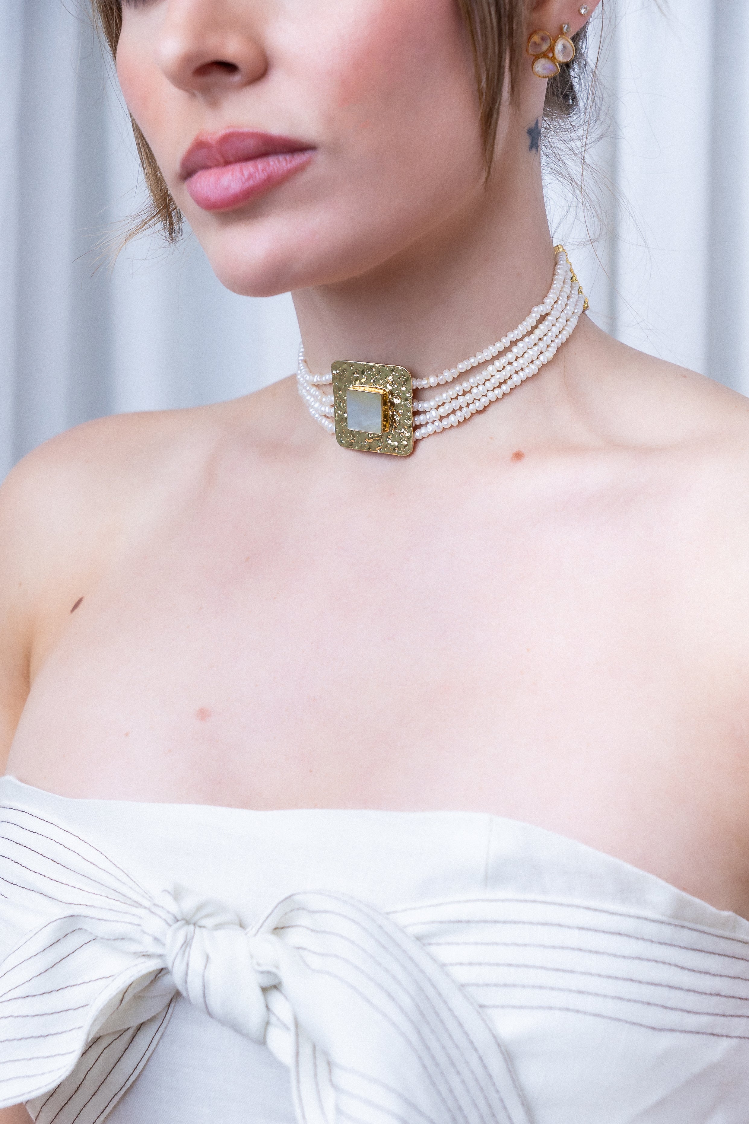 Choker Trier Perlas