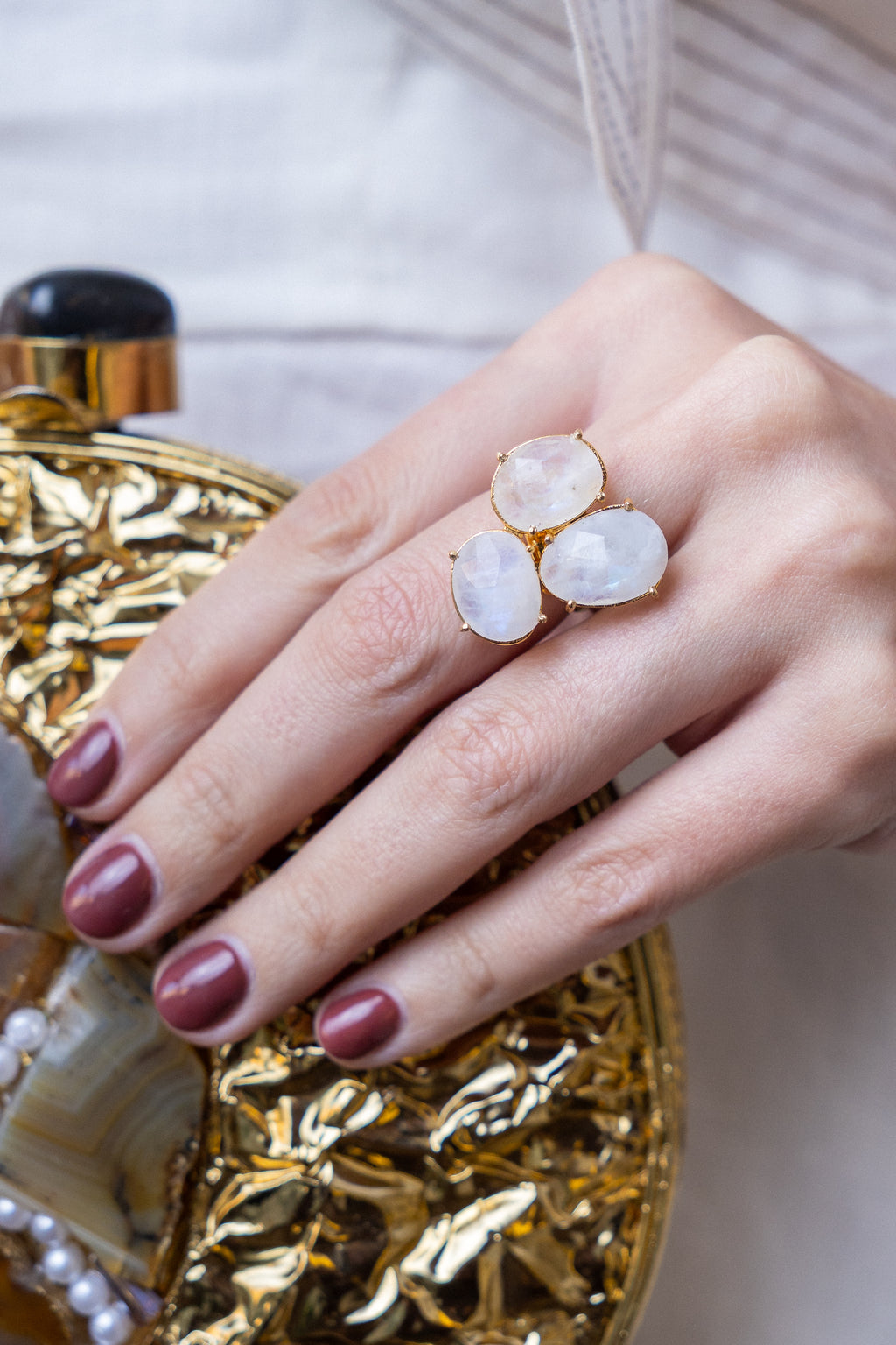 Anillo Spohn Blanco Crudo