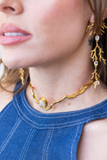 Choker Mare Piedra Lunar