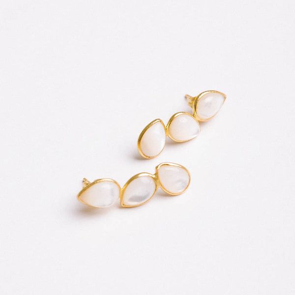Aros Judith Piedra Lunar