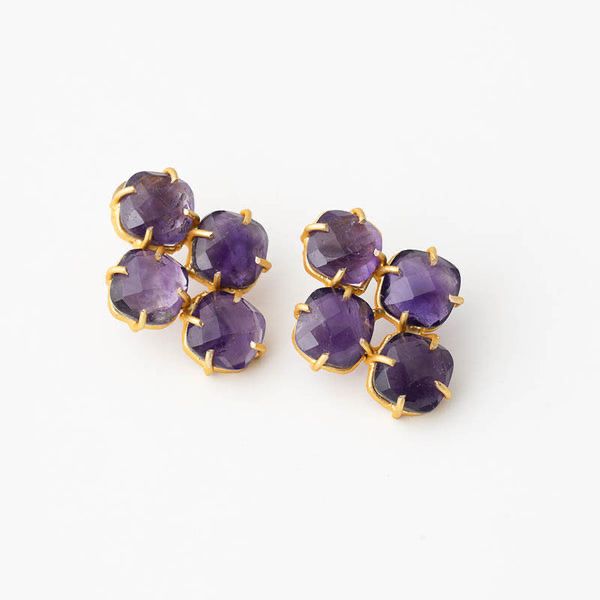 Aros Belimir Morado Amatista