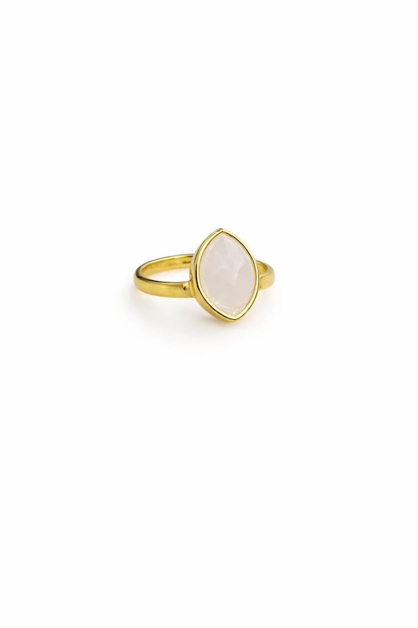 Anillo Raimbow Piedra Lunar