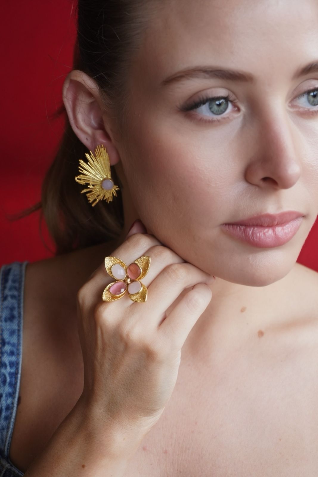 Aros Gran Via Rosa Claro