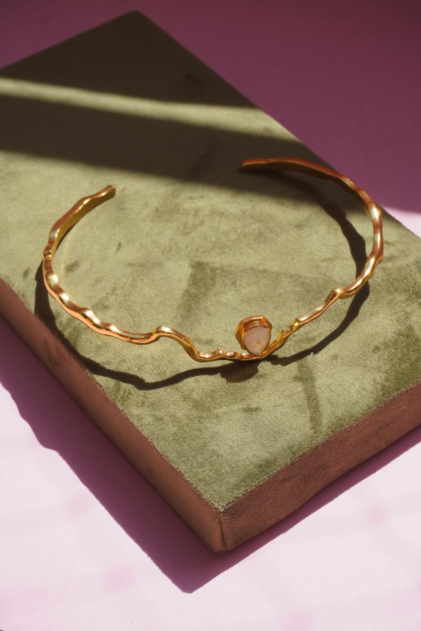 Choker Mare Piedra Lunar