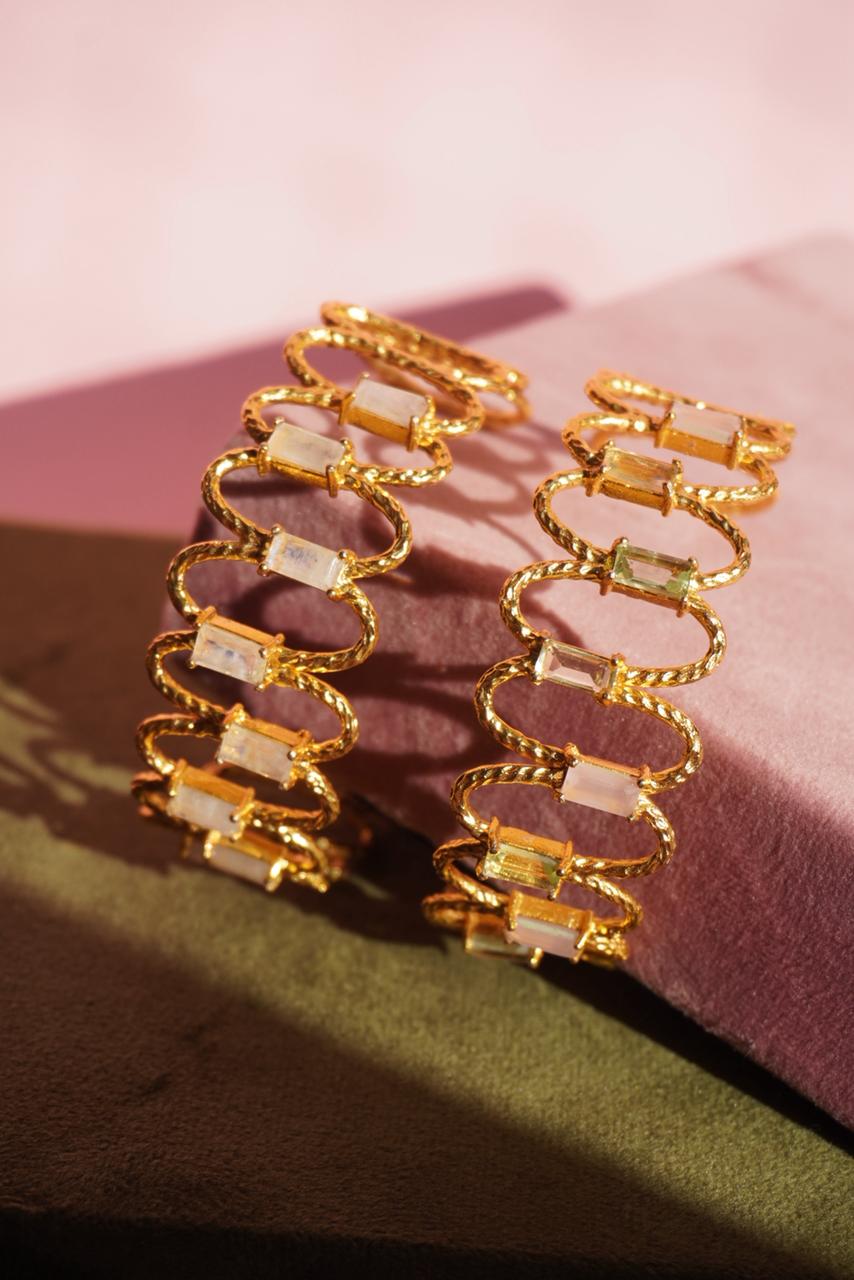 Pulsera Nexo Piedra Lunar