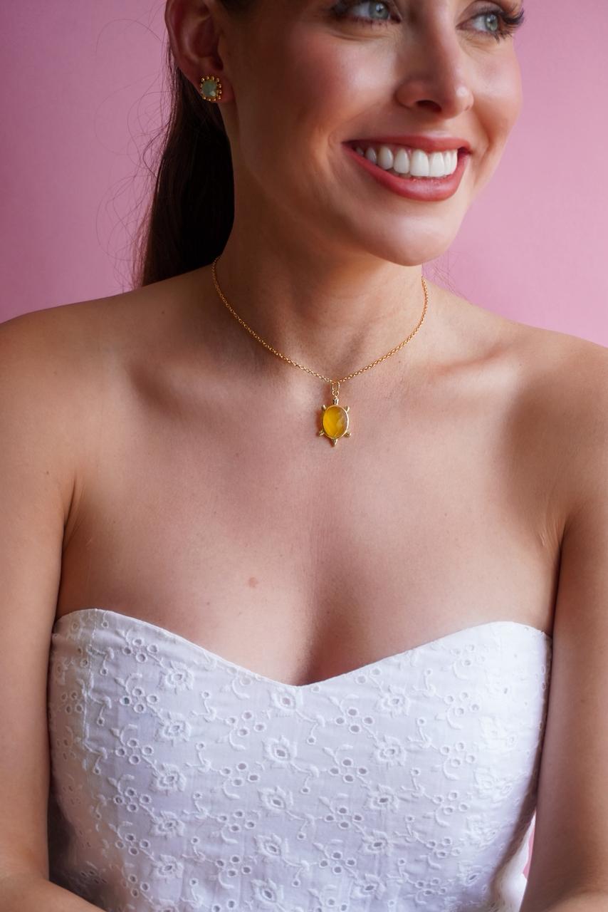 Collar Amulet Turtle Char