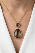 Collar Duo Ambar Marron